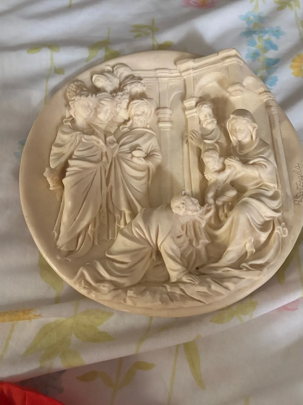 vintage ivory alabaster 